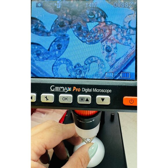 Brand New Sterling Silver 925 Filigree Floral Design Pendant w/ White Crystals, - Picture 10 of 10